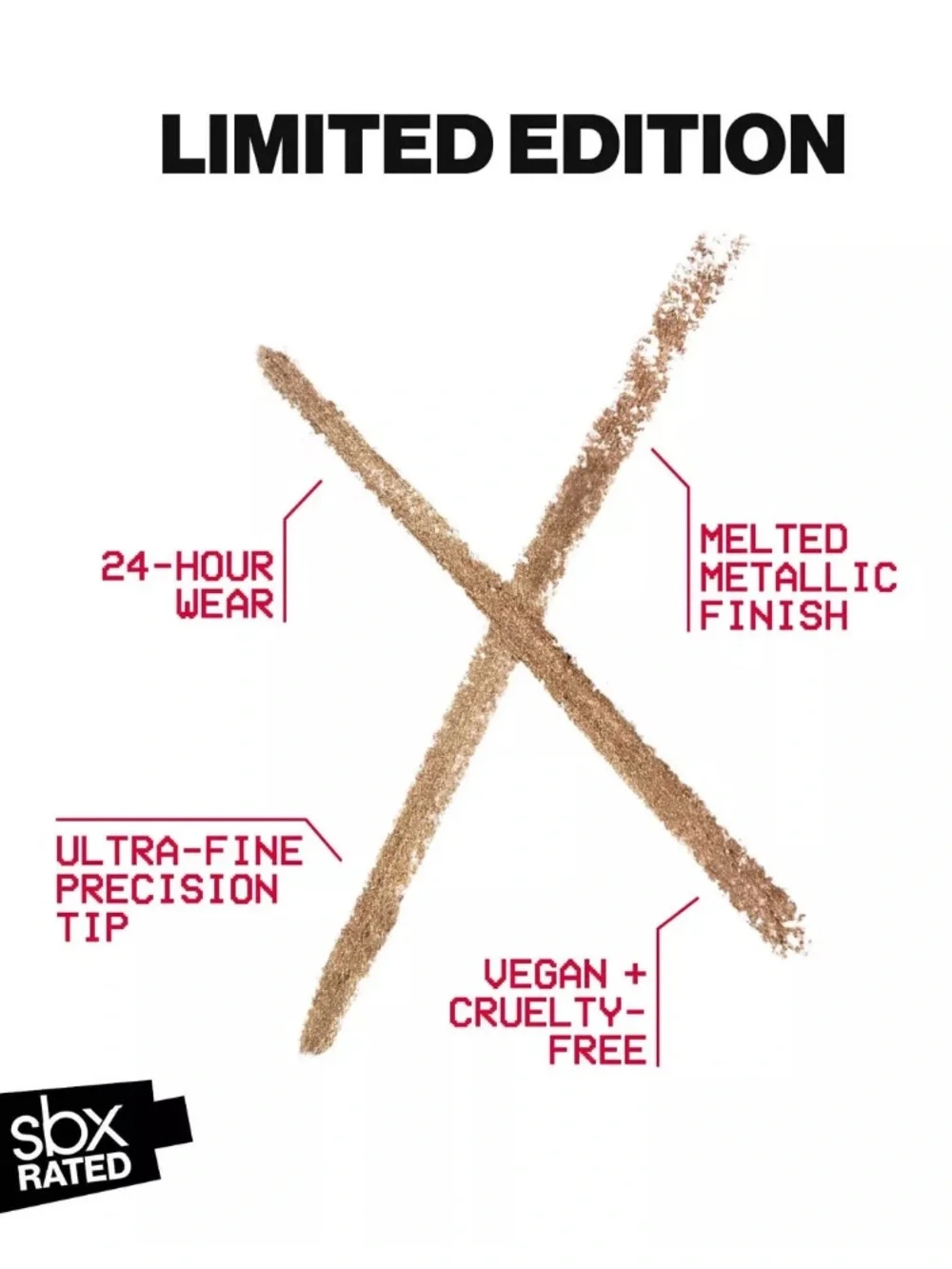 Smashbox Metal FX Metallic Eyeliner in Medal 0.01oz BRAND NEW IN BOX